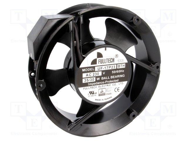 Ventilador 230Vac 172x51mm 35w Redondo 2Terminales BOLAS