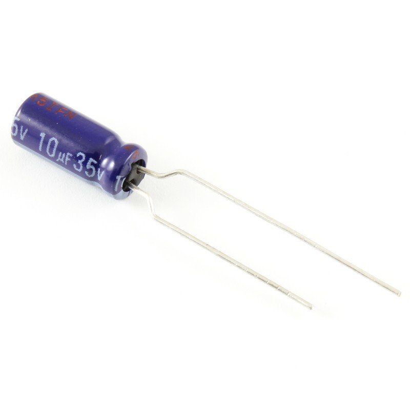 10uF 35Vdc 85ÂºC Condensador Electrolitico 5x5mm Radial