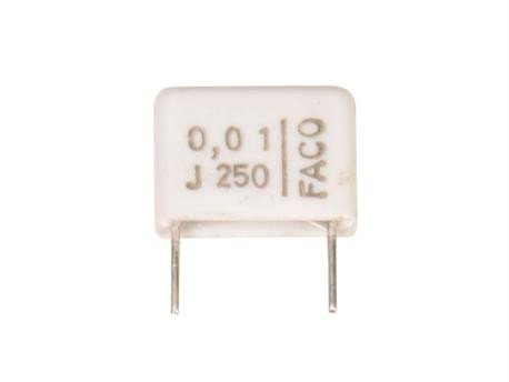 Condensador Poliester 10nF 250V  R10mm 10K