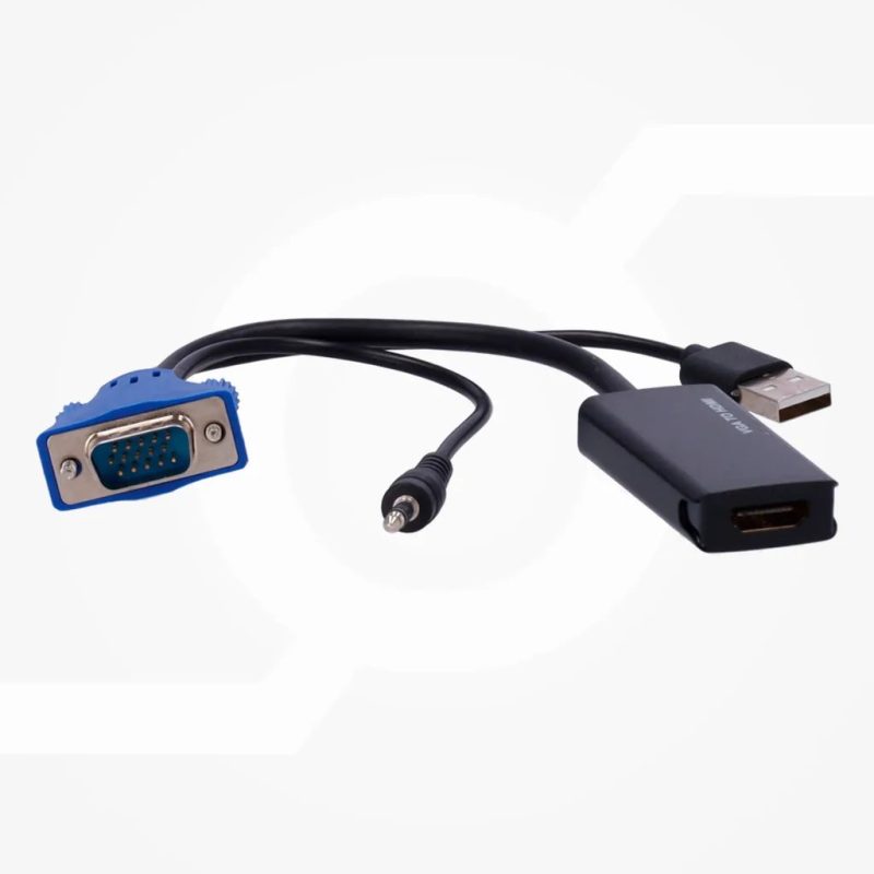 Conversor VGA a HDMI con Audio