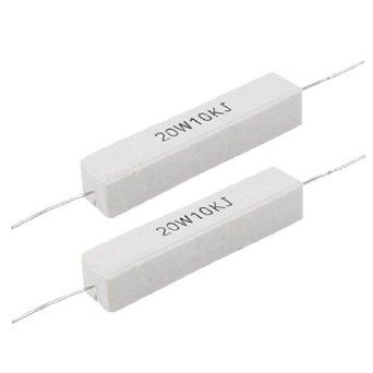 10R 20W 5% Resistencia Bobinada Horizontal Axial