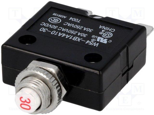 Interruptor Magnetotermico 30A/250Vac (Disyuntor)