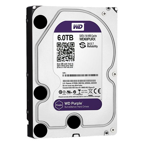 DISCO DURO 3.5′ 6Tb PURPLE CCTV WD64PURZ
