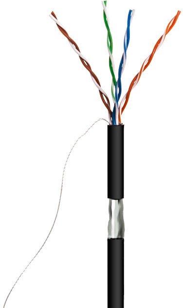 Cable FTP Cat5e Exterior CCA NEGRO (305m) NIMO