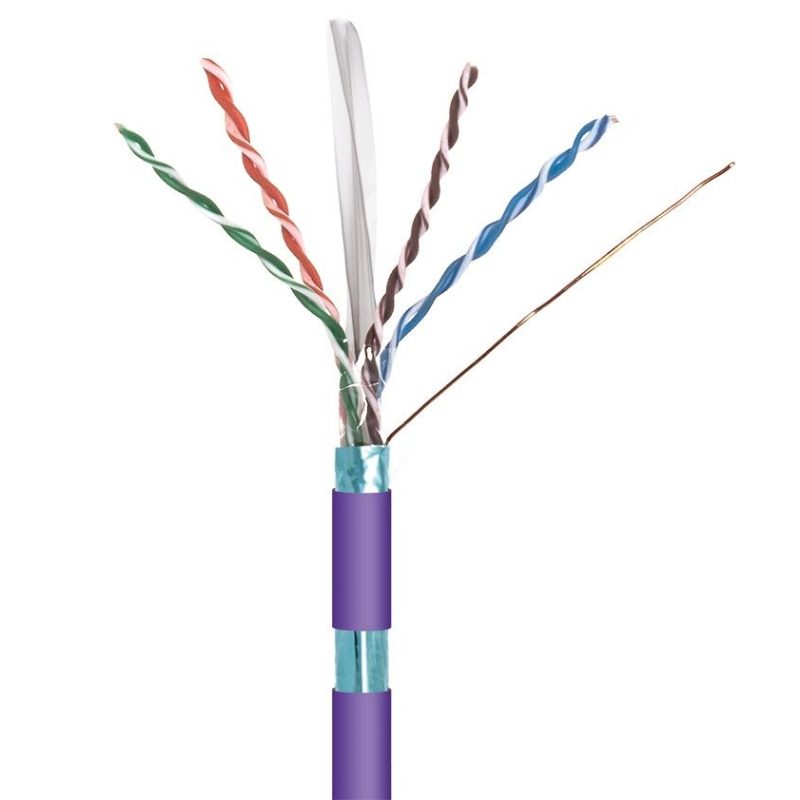 Cable FTP Cat6 CCA Dca LSZH VIOLETA (305m)