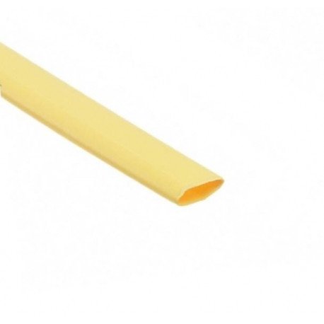 Tubo Termorretractil  3,2mm AMARILLO longitud 1 metro