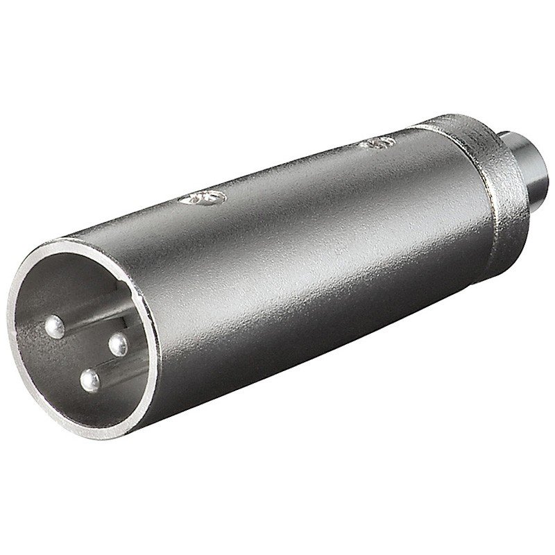 Adaptador XLR Macho 3Pin a  RCA Hembra