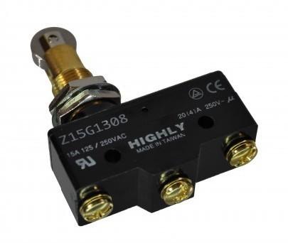 Microinterruptor Roldana 20A/250Vac ON-(ON)