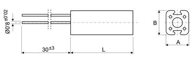 Resistencia Bobinada 110R 15W 5% Vertcal