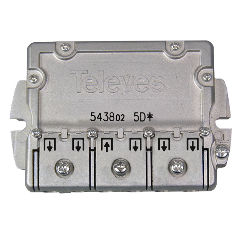 Repartidor TV 5D 5-2400MHz 10/9,5dB EasyF