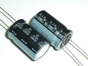 1200uF 35Vdc Condensador Electrolitico 105ÂºC Low ESR 16x20mm Radial