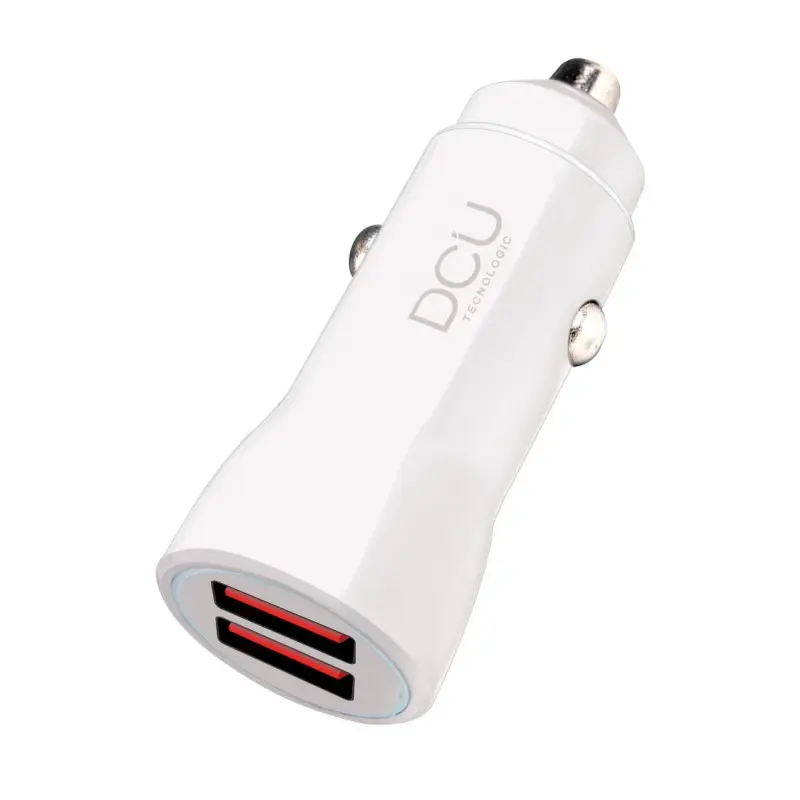 Cargador USB MECHERO Coche 12/24Vdc Salidas 2x5Vdc 3,1A  DCU