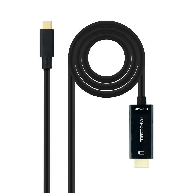 Cable USB-C a HDMI DP2.0 1,8m NANOCABLE