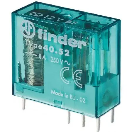 RELE 12Vdc/ac 2Ctos Conmutados 8A/30Vdc-250Vac BIESTABLE  FINDER
