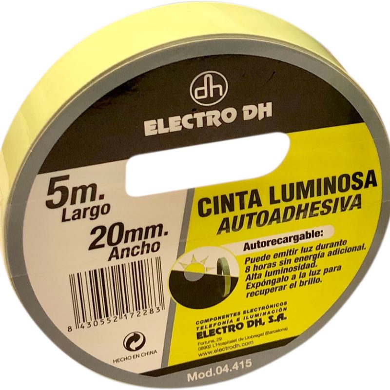 Cinta Luminiscente Autoadhesiva 20mmX5m DH