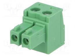Regleta Bornas Hembra  2Pin paso 3,81mm