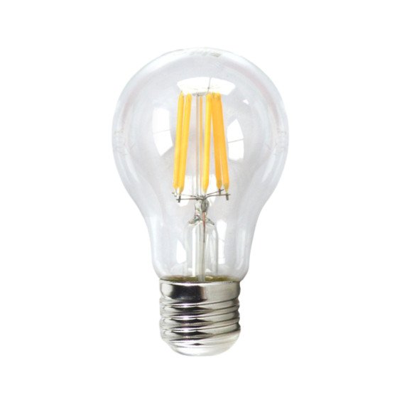 Bombilla LED ESTANDAR FILAMENTO E27 6W 230V 3000K SILVER