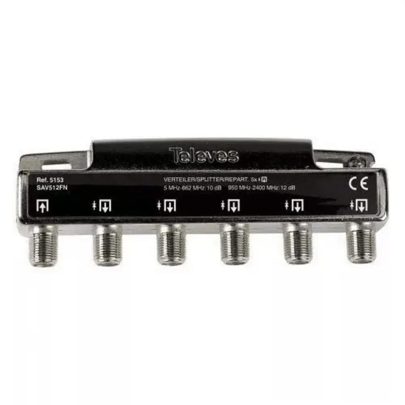 Repartidor TV 5D 5-2400Mhz 10/12dB F