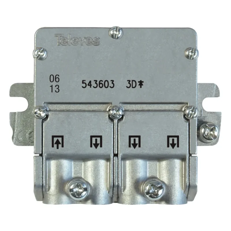 Mini-Repartidor TV 3D 5-2400MHz 8,5/7,5dB EasyF