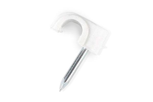Grapa Cable Coaxial 6mm (100uds)