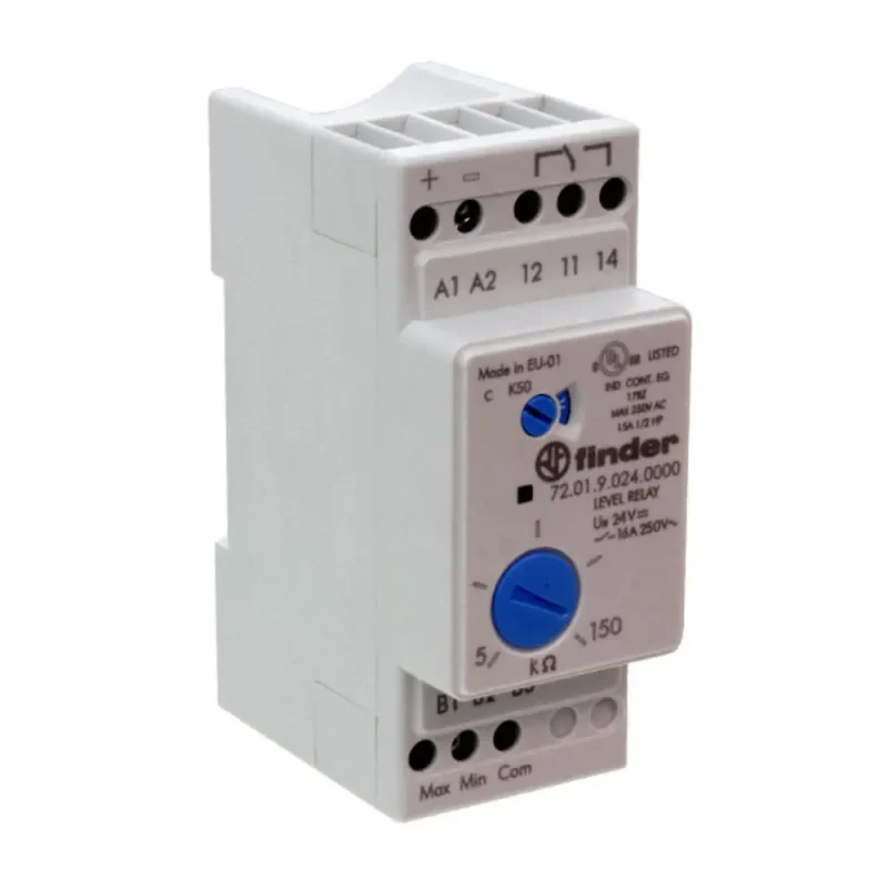 Control Nivel Liquidos  1Cto Conmutado 24Vdc 16A/250Vac FINDER