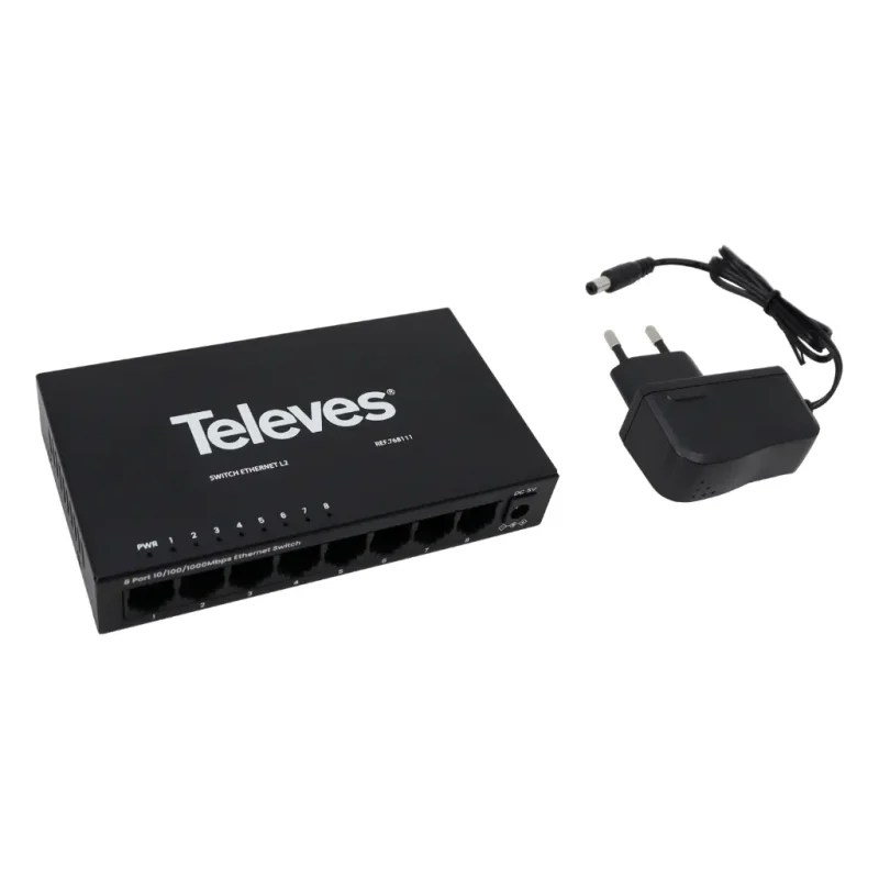 Switch Gigabit 8P TELEVES