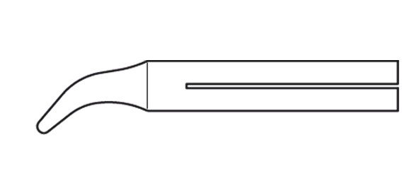 Punta Soldador 55N C20D 2,7mm Curvada JBC 0550509