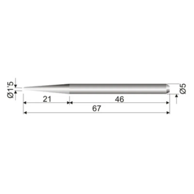 Punta Soldador 30W 1,5mm Larga duracion