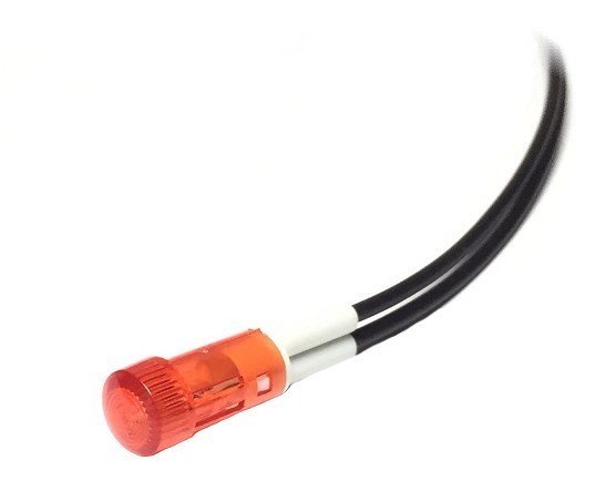 Piloto LED 24V 213C  diametro 8,5mm  ROJO