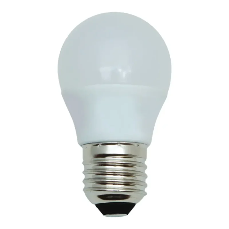 Bombilla LED ESFERICA E27 5W 12V Luz 6500K G45
