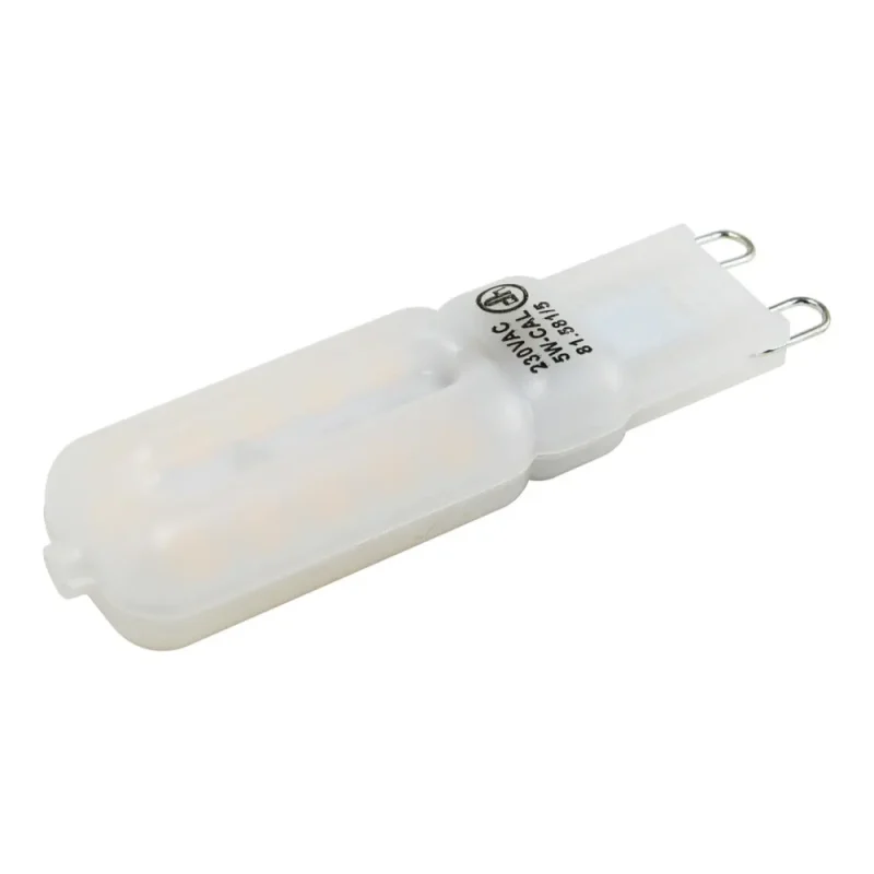 Bombilla LED G9 5W 230V 3200K Matizada