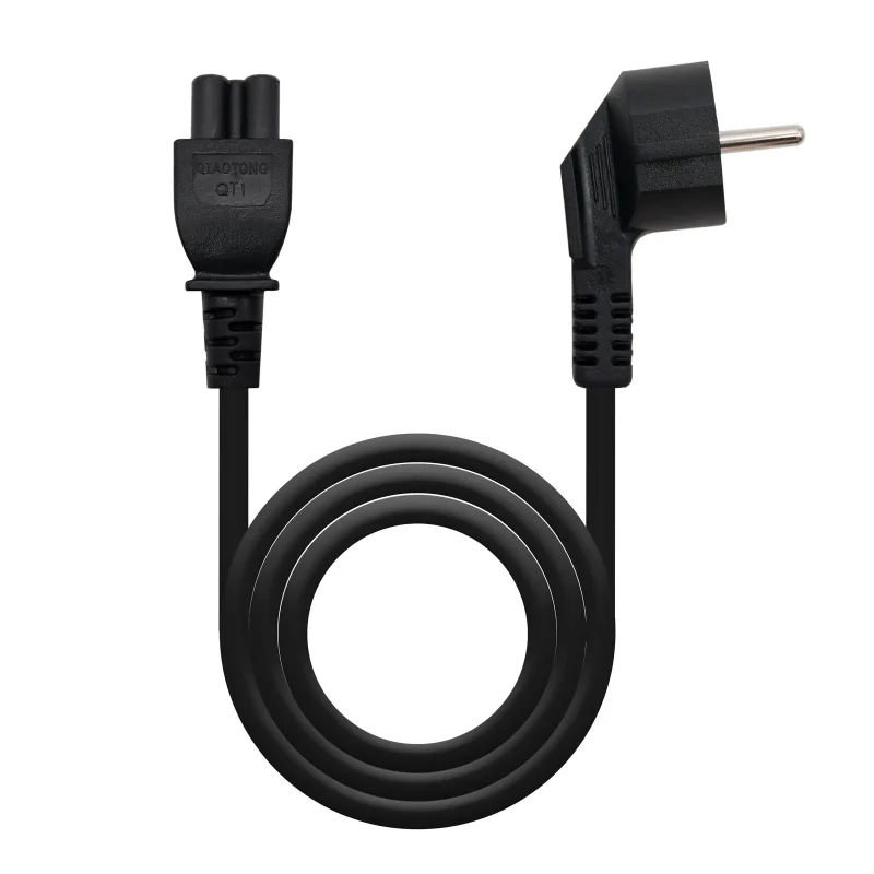 Cable Alimentacion C5 TREBOL a SCHUKO 2m NANOCABLE