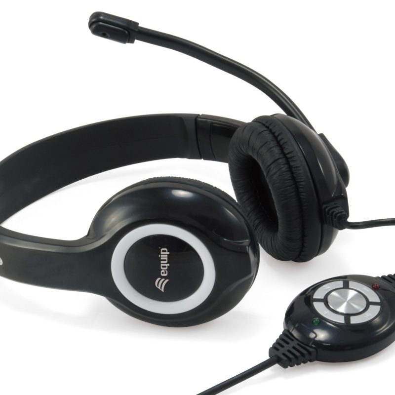 Auriculares Diadema con Microfono USB