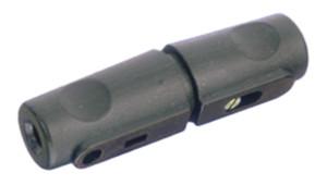 Portafusible aereo con tornillos 5x20mm NEGRO