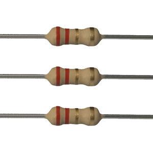 2R2 1/2W 5% Resistencia Carbon Axial