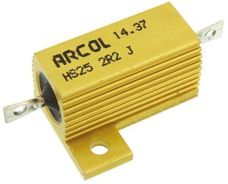 Resistencia Potencia 2R2 25W 5% Metalica SR