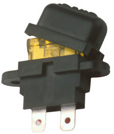 Portafusible Lamina Protegido terminales 4,8mm 16A