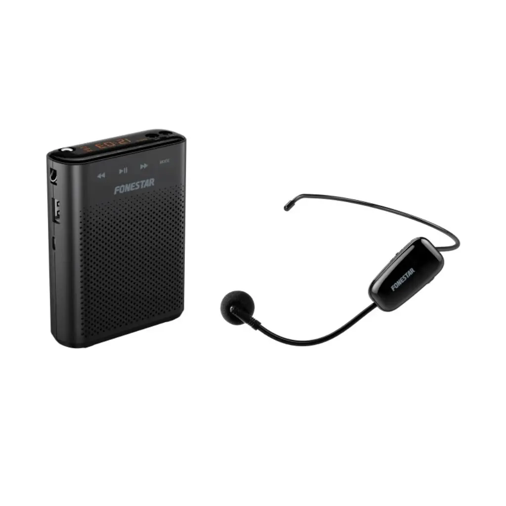 Amplificador Portatil 18W con Microfono Inalambrico ALTA-VOZ-W30