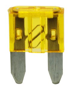 Fusible Plano Coche 20Amp 11x17mm AMARILLO