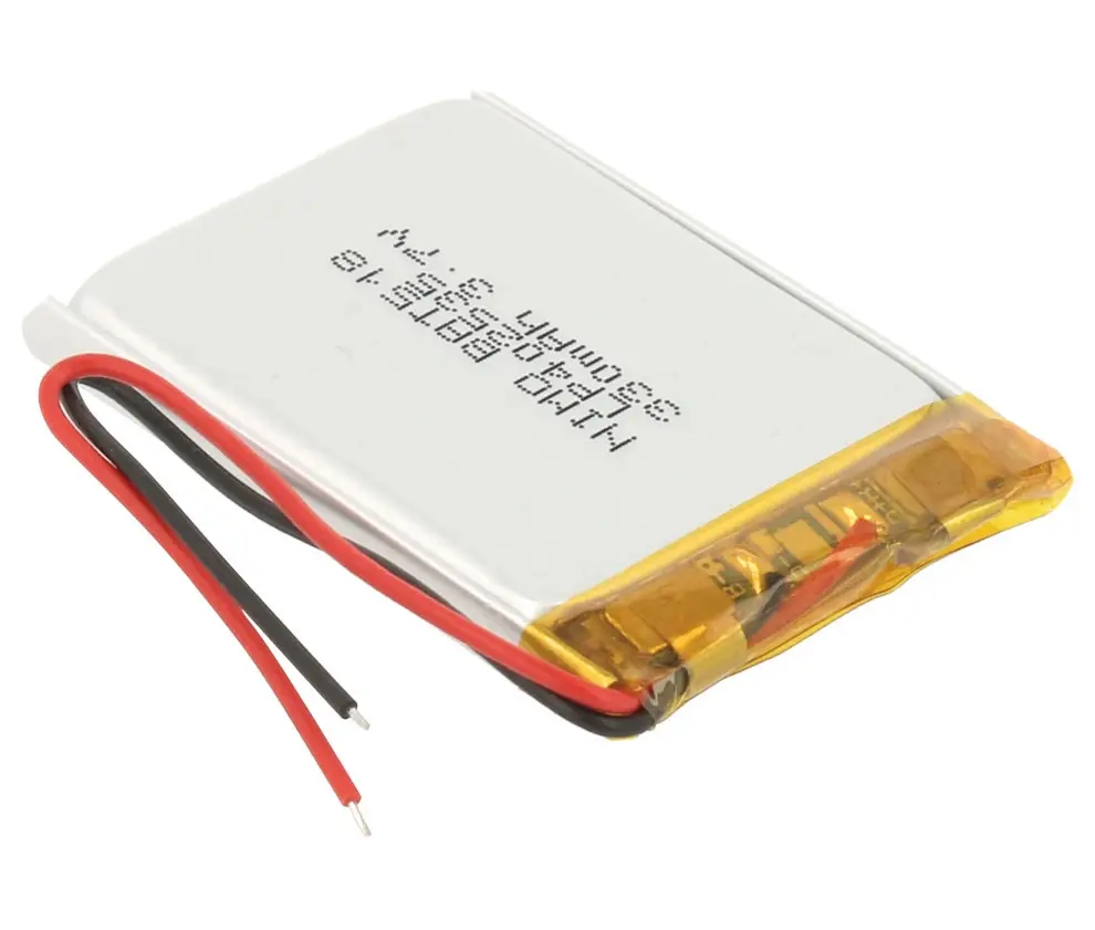 Bateria 3,7V 300mA Polimero Litio Cto. Control 25X35X5,5mm