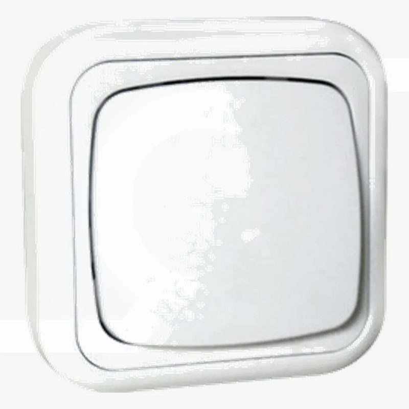 Pulsador Electrico Superficie 10A BLANCO