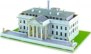 Puzzle Madera 3D Casa Blanca