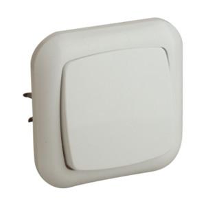 Pulsador ElÃ©ctrico Empotrar 80x80x12mm BLANCO