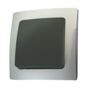 Interruptor de Cruzamiento Empotrar PLATA/GRIS