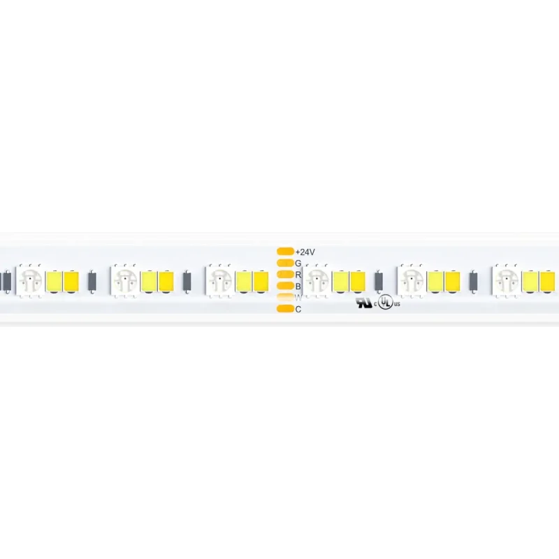 Tira LED RGB+CCT 24V 28,8W/m 60LED/m IP67 5m