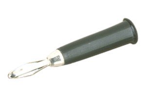 Banana 4mm Economica Negra 09.021N