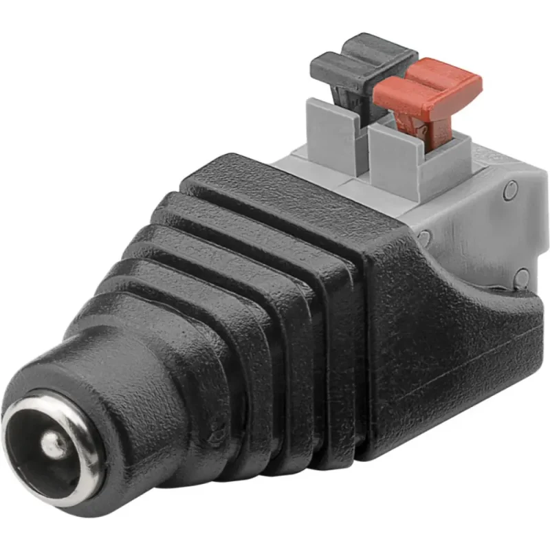 Conector Alimentacion DC HEMBRA a Presion 5,5×2,1
