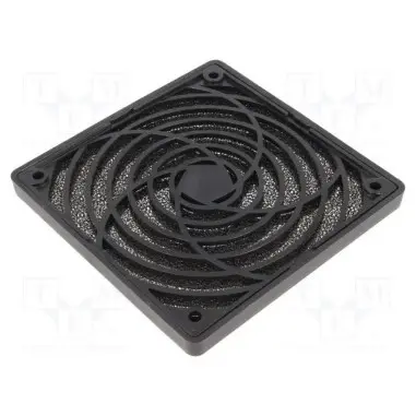 Rejilla Ventilador Plastico con Filtro 120X120mm  KLGP120F