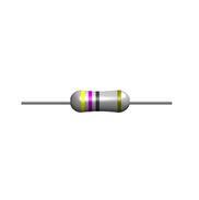 4R7  1/2W  Resistencia Carbon 4,7 Ohm 1/2W 5% Axial