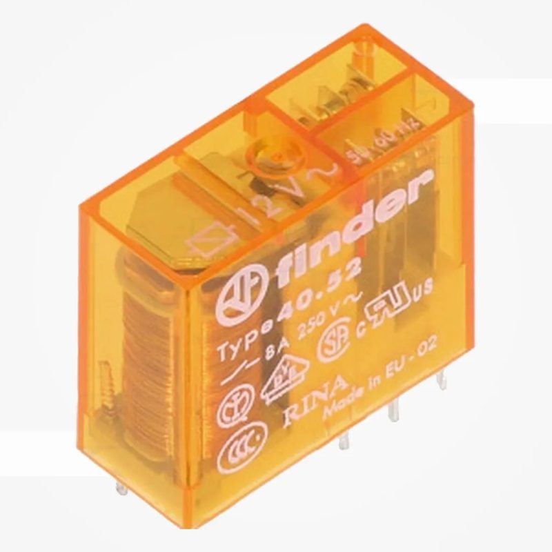 RELE 12Vac 2Ctos Conmutados 8A/250Vac FINDER
